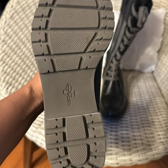 Cole Hann High Combat Boots - Picture 4 of 7